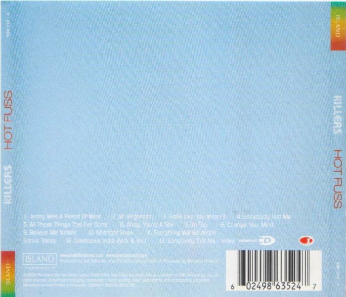 The Killers - Hot Fuss (2004) Limited Edition.rar